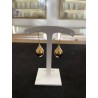 Orecchini a goccia "Drop" oro - Acciaio Inox - Minimal – Urania Preziosi